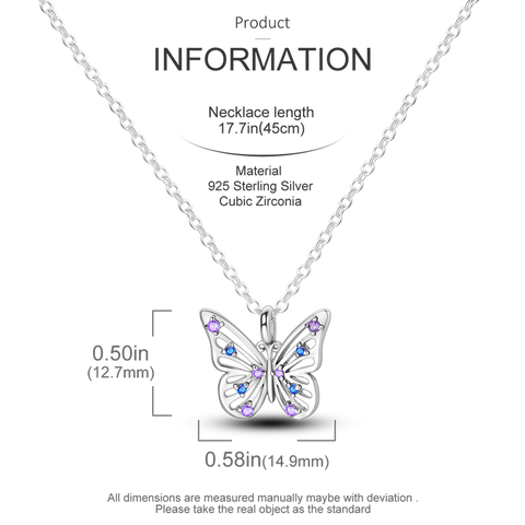 925 Sterling Silver Me Link Star Blue Palm Sunflower Butterfly Necklace Fit Original Charms Fine Jewelry DIY Women Fashion