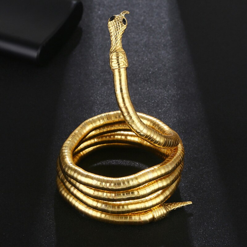 CANPEL Trendy Jewelry Snake Necklace Hot Selling Personality Design Soft Metal Necklace For Women Party Gift
