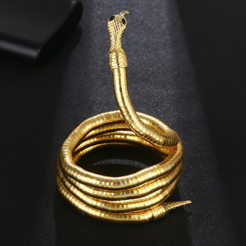 CANPEL Trendy Jewelry Snake Necklace Hot Selling Personality Design Soft Metal Necklace For Women Party Gift