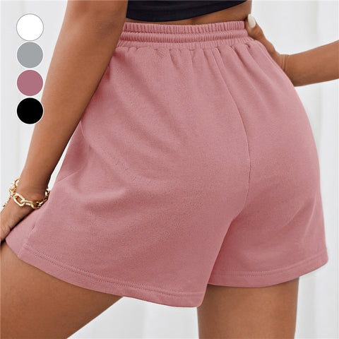 Women Simple Shorts Cotton Cozy Casual Shorts Home Yoga Beach Pants Female Sports Shorts Indoor Outdoor Wide Leg Bottoms 2023