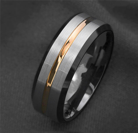 Yiwu Daicy Direct Deal Hot Selling 2023 European and American New Double Bevel Blue Gold Ring
